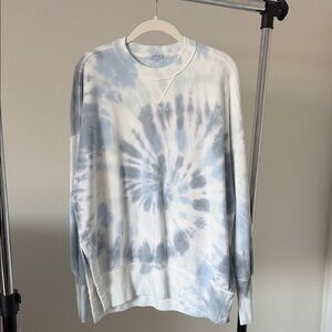 Abercrombie & Fitch Oversize Crew Neck Split Hem Tunic Sweatshirt